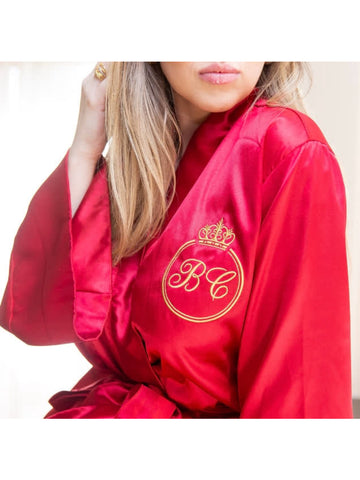 Robe Personalizado Vermelho With My Name